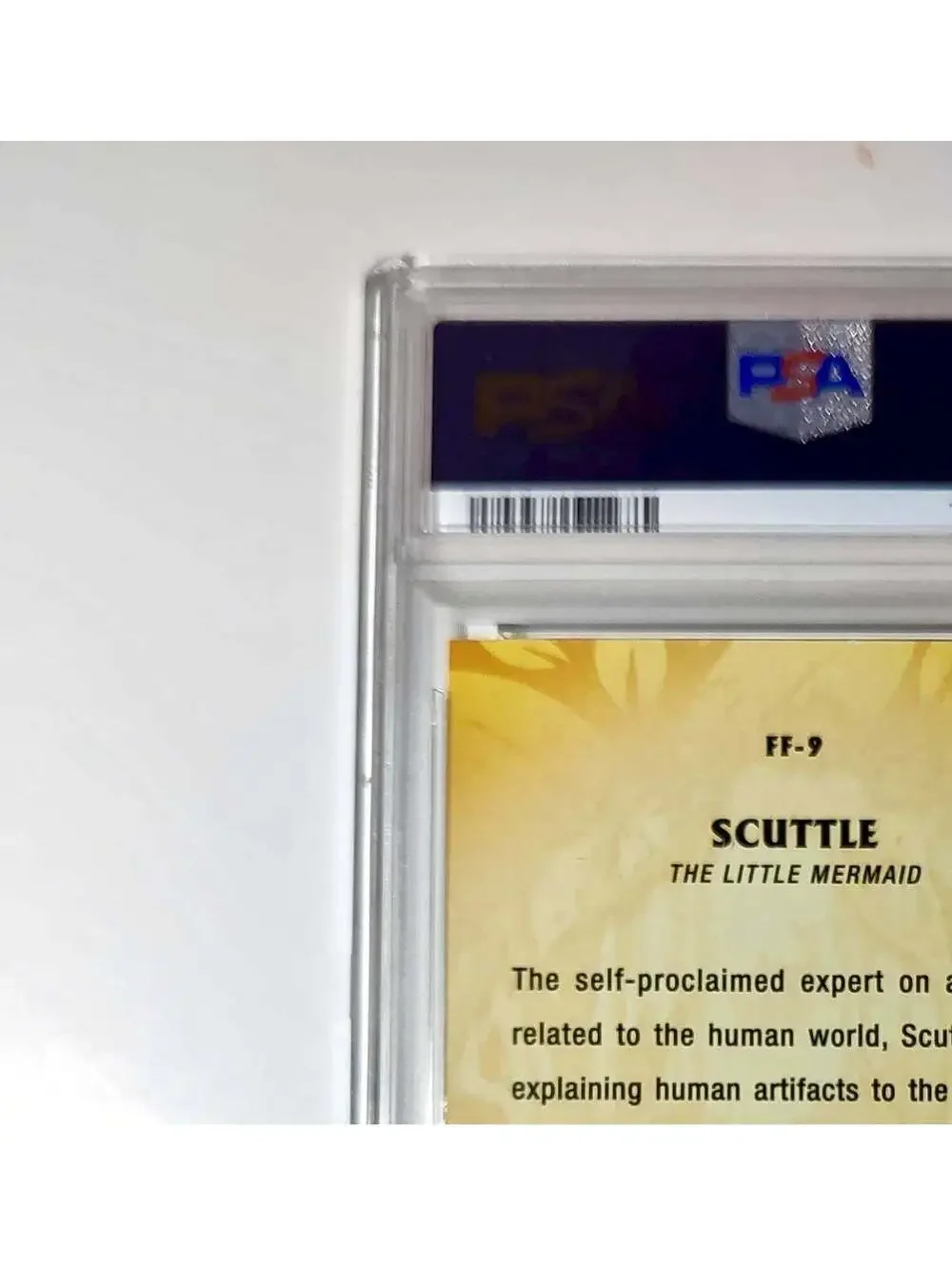 Scuttle 2025 Topps Disney #FF-9 Furry Friends Card The Little Mermaid PSA 9 MT